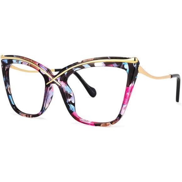 Vooglam Cat Eye Frame Blue Light Blocking Glasses for Women Anti main image 15